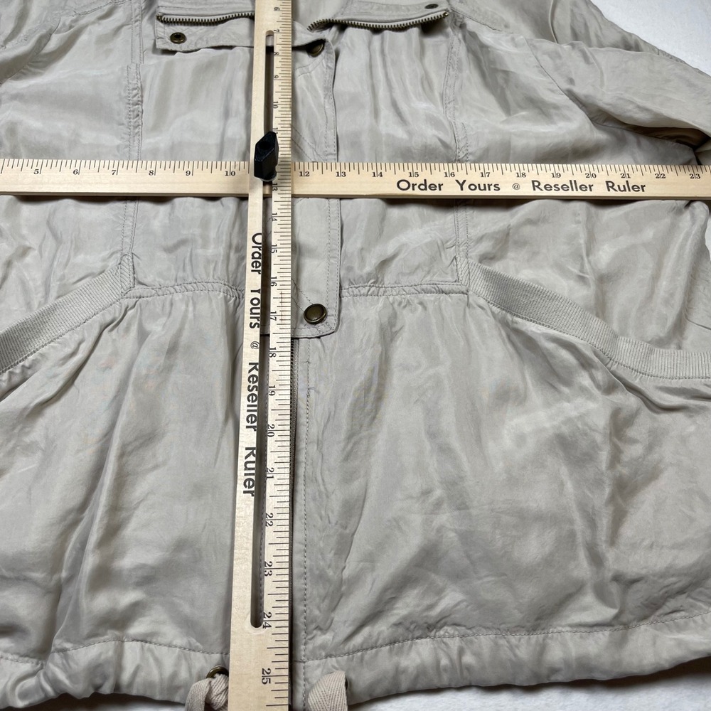 Marrakech Jacket Beige Lightweight Utility Drawst… - image 8